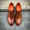 Santoni One Cut Flexi Cognac – Bild 5