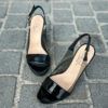 AGL Sling Back Black Patent - Image 4