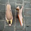 Santoni Sling Back Pastel Pink – Bild 2