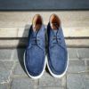 Carlos Santos Blue Suede Ankle Boot - Image 4