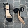 Agl Sling Back Black Half Moon Heel – Bild 2
