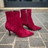 AGL Ankle Boot Ide Burgundy Suede - Image 4