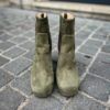 AGL Bottine Betty Veau Velours Olive