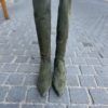 AGL High Boot Ide Olive Suede