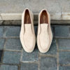 Santoni Slip On Boot Beige Suede