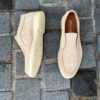 Santoni Slip On Boot Beige Suede - Image 2