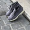 Santoni Slip On Boot Grey Suede Fur Lined – Bild 4