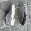 Santoni Slip On Boot Grey Suede Fur Lined – Bild 2