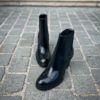 Santoni Black Chelsea High Heel Boot – Bild 5