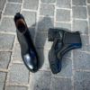 Santoni Black Chelsea Low Boot - Image 2