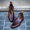 Crockett & Jones Chelsea 8 Dark Brown Leather - Image 3
