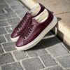 Santoni DBS Burgundy Trainer – Bild 4