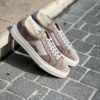 Santoni DBS Beige Velvet Trainer