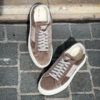 Santoni DBS Beige Velvet Trainer – Bild 3