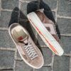 Santoni DBS Beige Velvet Trainer – Bild 2