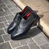 Santoni Black Brogue Oxford - Image 4