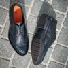 Santoni Black Brogue Oxford - Image 2