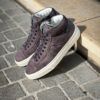 Santoni High Top Trainer Grey Suede – Bild 4