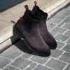 Santoni Chelsea Grey Suede