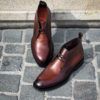 Santoni Chukka Marron – Image 3