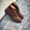 Carlos Santos Chukka Boot Dark Brown Suede