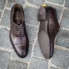 Carlos Santos Toe Cap Dark Brown - Image 2