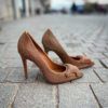 Santoni High Heel Gold Strass - Image 5