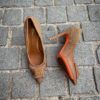 Santoni High Heel Gold Strass - Image 4