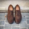 Carlos Santos Brogue Dark Brown Suede - Image 5