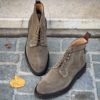 Carlos Santos Lace Up Boot Khaki Suede – Bild 3