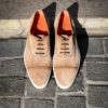 Santoni Casual Toe Cap Beige Suede – Bild 5
