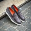 Santoni Mocassin Grey Suede