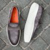 Santoni Mocassin Grey Suede - Image 2