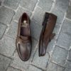 Crockett & Jones Richmond Marron Foncé Cuir – Image 2