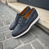 Magnanni Boat Loafer Grey Suede – Bild 5