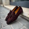 Magnanni Tassel Loafer Dark Brown Suede - Image 4