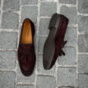 Magnanni Tassel Loafer Dark Brown Suede - Image 3