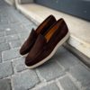 Magnanni Slip On Loafer Dark Brown Suede – Bild 5
