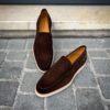 Magnanni Slip On Loafer Dark Brown Suede – Bild 4
