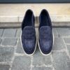 John Lobb Pace Navy Suede – Bild 5