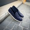 John Lobb Pace Navy Suede