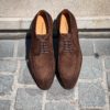 Magnanni Derby Apron Dark Brown Suede - Image 5