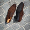 Magnanni Derby Apron Dark Brown Suede - Image 2