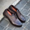 Santoni Dark Brown Brogue Oxford