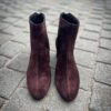 AGL Bottine Olga Prune Daim