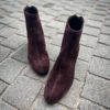 AGL Bottine Olga Prune Daim – Image 5