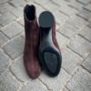 AGL Bottine Olga Prune Daim – Image 2