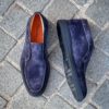 Santoni Slip On Boot Navy Suede – Bild 2