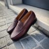 Carlos Santos Mocassin Burgundy Grain – Bild 4