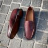 Carlos Santos Mocassin Burgundy Grain – Bild 2